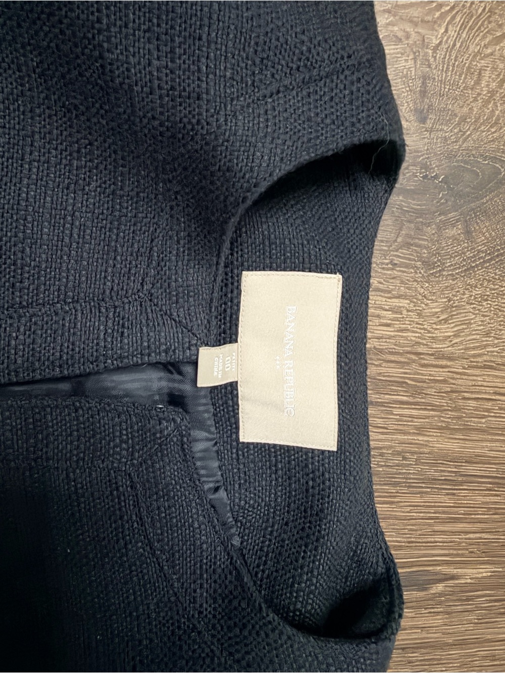 Banana Republic Men's Black Textured Sport Coat